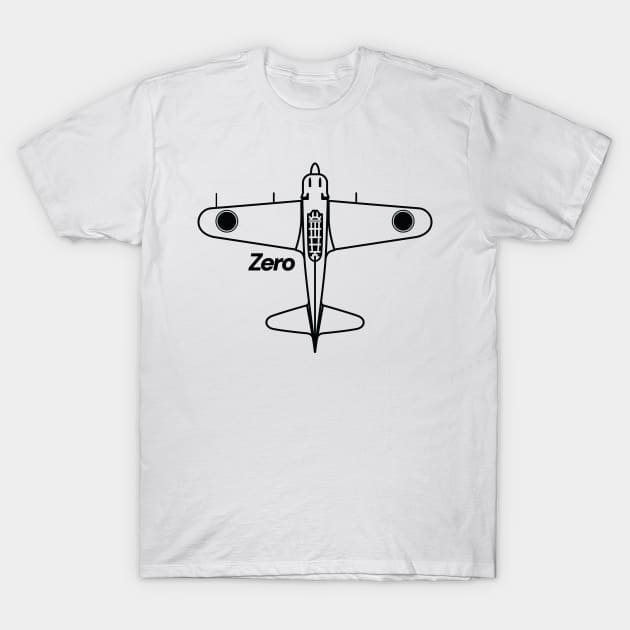 A6M Zero T-Shirt by Legacy Machines